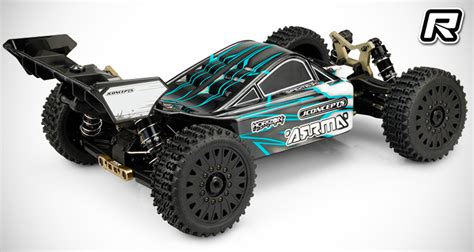 Arrma typhon shell.  Fully committed, the Warrior body features cut lines for t...