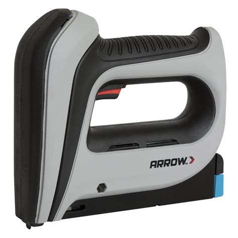 Arrow electric. The Arrow T50DCD Cordless Electric Staple Gun is a versatile tool and valuable addition to any homeowner, crafter, or DIY enthusiast's toolbox. The T50DCD features extraordinary power driven by an internal 3.6V Lithium-ion battery. This cordless electric tool handles heavy-duty T50 staples up to 1/2-in. 