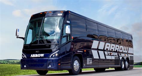 Arrow stage lines. At Arrow Stage Lines, we provide the best in luxury motorcoach transportation for all your travel needs. Our top-of-the-line motorcoaches are designed to provide you with a comfortable and enjoyable journey, and come equipped with an array of features to enhance your travel experience. Our motorcoaches are spacious, with room for up to 54 ... 