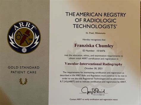 Arrt Verification