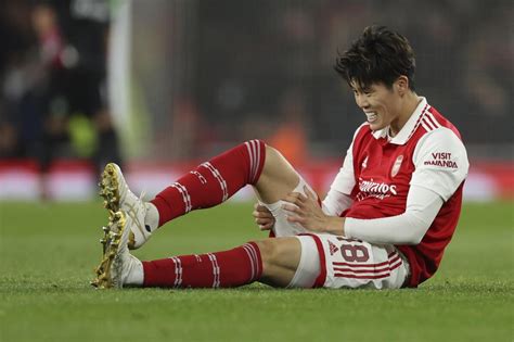 Arsenal defender Tomiyasu has knee surgery, done for season