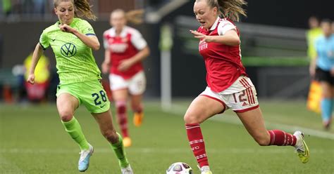Arsenal recovers for 2-2 draw at Wolfsburg in Women’s CL
