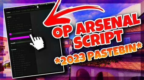Arsenal script 2023 pastebin. Arsenal Scripts Invisible. AbdulSports11. Mar 18th, 2022. 1,696. -1. Never. Add comment. Not a member of Pastebin yet? Sign Up , it unlocks many cool features! 
