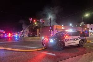 Arson suspect wanted in large downtown Littleton fire