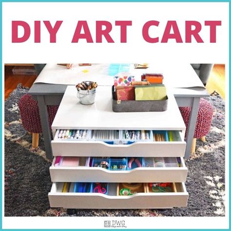 Art Cart - Kids Art Supply Organization - Days With Grey