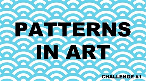 Art Challenge 1 How to use Patterns in Your Paintings YouTube