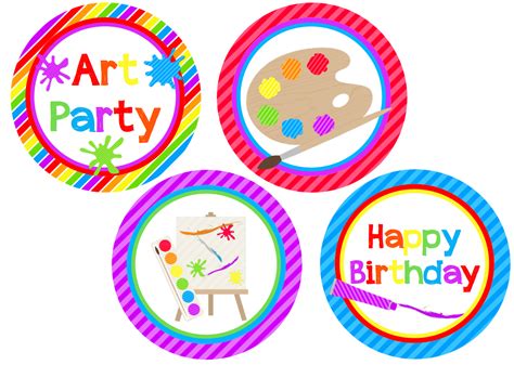 Art Party Free Printable Kit Oh My Fiesta In English