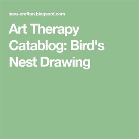 Art Therapy Catablog: Bird