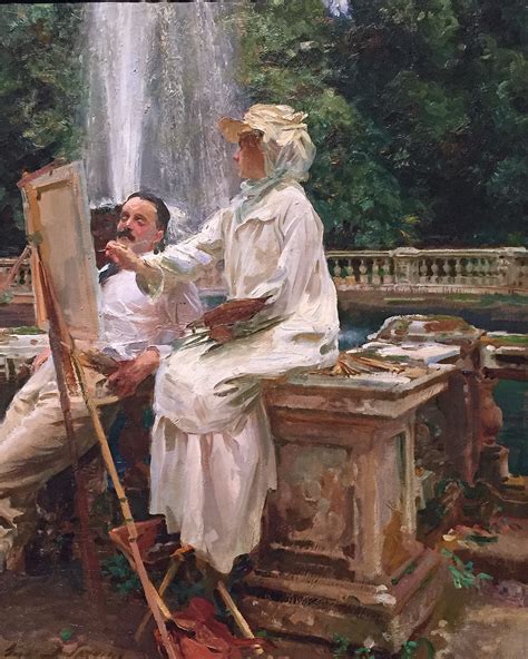 Art by john singer sargent. John Singer Sargent (; January 12, 1856 – April 14, 1925) was an American expatriate artist, considered the "leading portrait painter of his generation" for his evocations of Edwardian-era luxury. He created roughly 900 oil paintings and more than 2,000 watercolors, as well as countless sketches and charcoal drawings. 