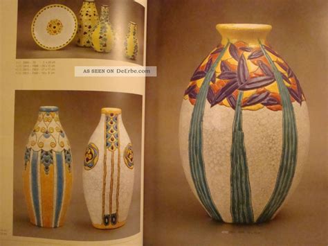 Art deco ceramics, made in belgium. - El mariscal de campo don serapio cruz.