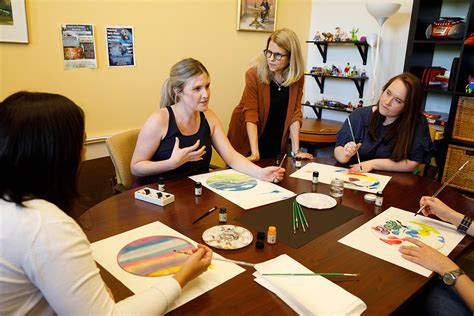 Art therapy programs. New Haven, CT. Albertus Magnus College offers 1 Art Therapy/Therapist degree programs. It's a small, private not-for-profit, four-year university in a midsize city. In 2022, 13 Art Therapy/Therapist students graduated with students earning 13 Master's degrees. Learn More. 