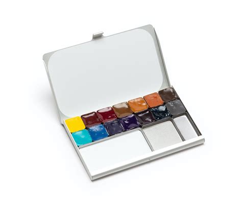 Art toolkit. The new Demi Palette. Meet the newest member of the Art Toolkit family, the Demi Palette, available now in my Shop! It’s half the size of the Pocket Palette–and twice as cute. The Demi Palette includes 12 mini pans, measures just 2 3/16″ x 1 3/4″ (55mm x 45mm), and is a wonderful companion for exploring color in your travel sketchbook ... 