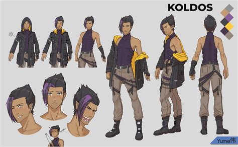 ArtStation Character Reference Sheet Commission