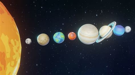 ArtStation Solar System 3D Model Game Assets