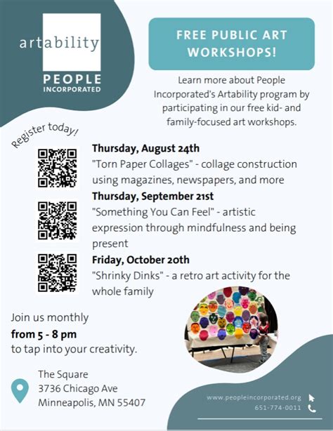 Artability Workshops Eventbrite