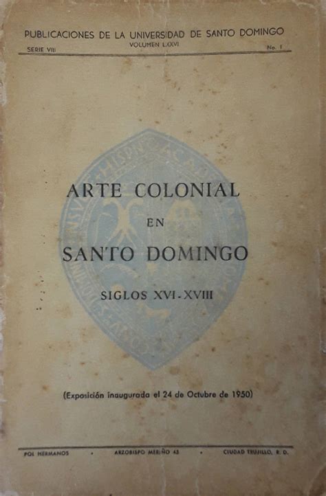 Arte colonial en santo domingo siglos xvi   xviii. - Service manual for out of production engines.