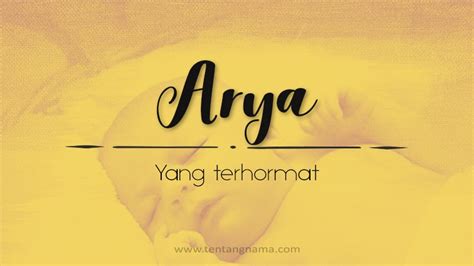 Arti Nama Arya Dari Bahasa Persia Yang Populer Untuk Laki-laki