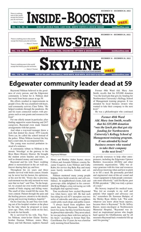 Article from Skyline - Raymond Nihlean