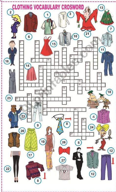 Article of clothing Crossword Clue Answers