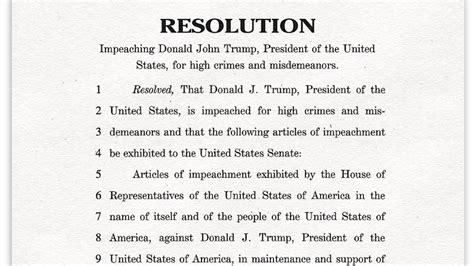 Articles of Impeachment pdf
