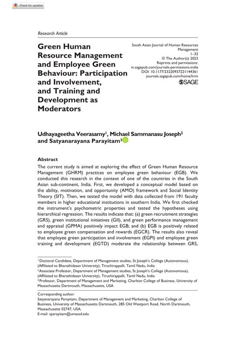 Articles on training and development in human resource management pdf.  A genomic...