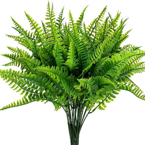  Enhance the ambiance of your living space with our stunning artificial fern. Boasting an impressive 50 branches each, these faux fronds are designed to captivate and impress. Ideal for those seeking to elevate their home décor with foliage without the hassle of plant care, our artificial fern offers unparalleled convenience and beauty.No seeds, no sunlight—simply place it wherever you ... . 