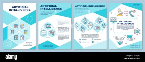 Artificial intelligence brochure template Stock Vector Image & Art Alamy