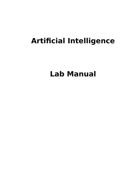 Artificial intelligence lab manual in prolog. - Manual de la bomba diesel bosch para iveco daily.