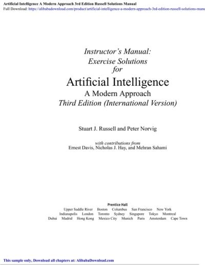 Artificial intelligence third edition solutions manual. - Scarica seadoo sea doo 2009 2010 manuale di riparazione per barche.