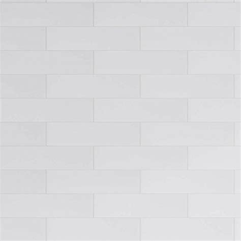 Make a statement with the 4 x 16 Artisan Frost II Polished Ceramic Tile. . 