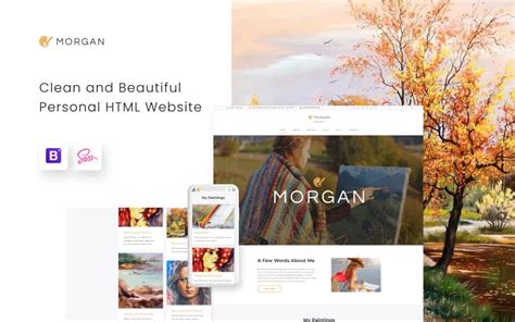 Artist Portfolio Multipage HTML5 Website Template 67197