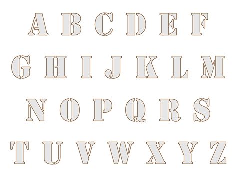 Artistik Stencil Letter stencils to print, Lettering alphabet, Letter