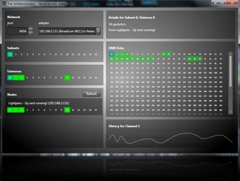 Artnet dmx controller software.  DMX-Workshop is a software application that runs o...