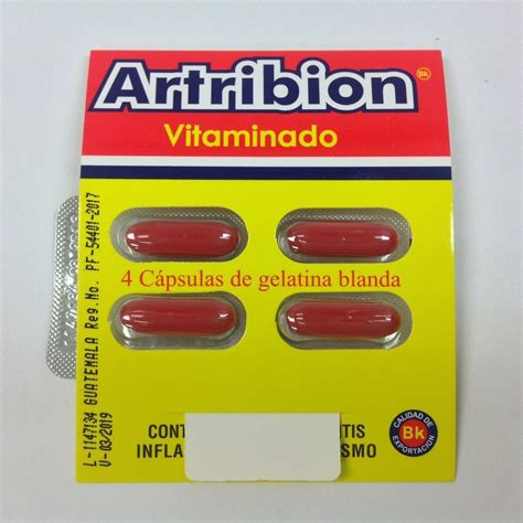 Artribion vitaminado 1 display 20 packs x 4 pills stores. Other uses. Effectiveness. Dosage and forms. Risks & side effects. Bottom line. Glucosamine supports joint health. Supplements can help treat osteoarthritis and other inflammatory conditions. It ... 