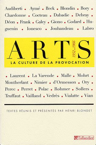 Arts : La culture de la provocation, 1952-1966