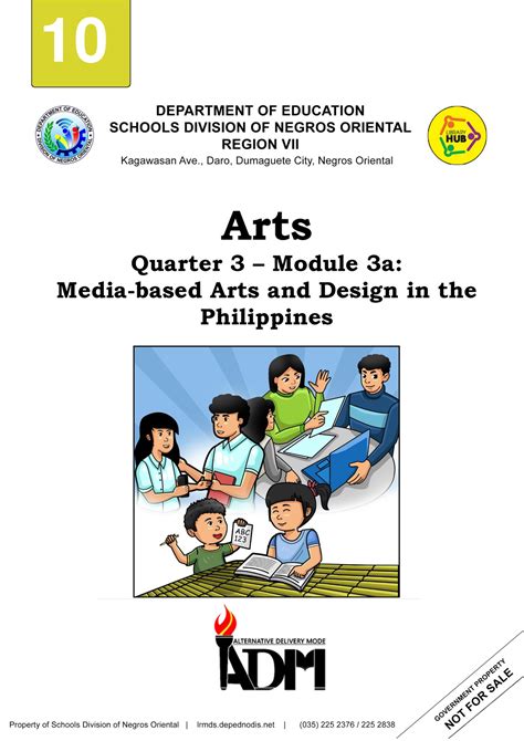 Arts 10 3Q - MAPEH - 10 Arts Quarter 3 – Module 3a: Media …