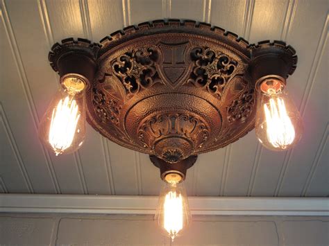 Arts and Craft Flush Mount Light - Etsy