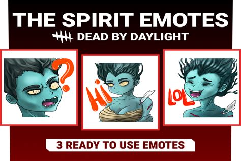 Artstation Dead By Daylight Emotes Spirit Smotion 15