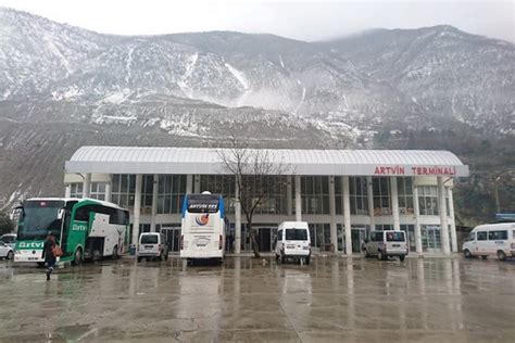 Artvin Terminali, Bus Station at Merkez.