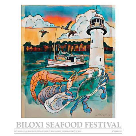 Artwork for Biloxi Seafood Festival poster unveiled