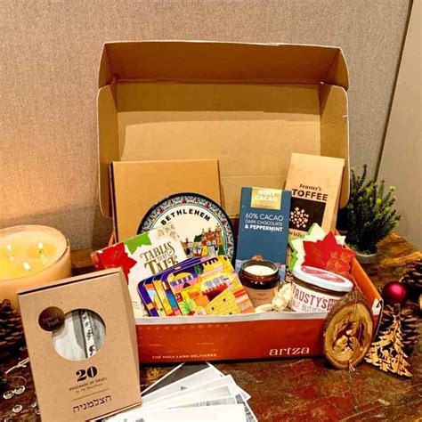 Artza box. This Artza box contains items made in the Galilee region. Photo courtesy of Artza Since its launch, Artza has sent out 10 rounds of shipments and worked with 72 small businesses and nine charities — over 80,000 boxes in total. “We began with products from Nazareth, and then from Bethlehem, Jerusalem, Galilee, Judean … 