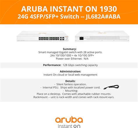 Aruba instant on console