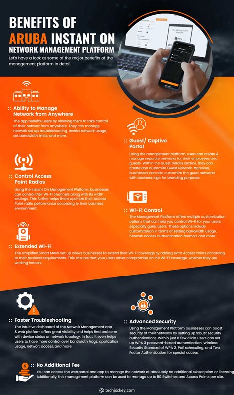 Aruba networks app.  To start using the Instant On mobile app, perform the following...