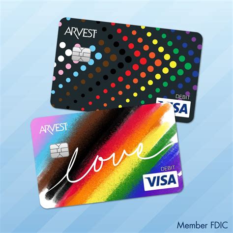 Arvest offers a assortment of charge card designs. Demonstrate off their unique mode or support thy favourite organization, school, sport or activity. Learn more.