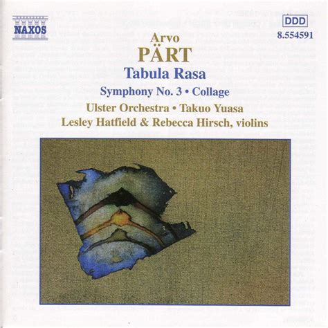 Arvo Pärt: Tabula Rasa - Amazon