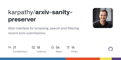 Arxiv Sanity Preserver