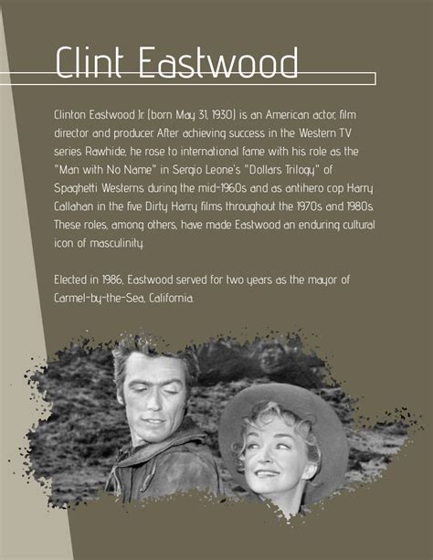 Arya film actor biography clint eastwood