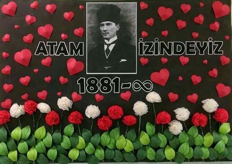 Arzu Öğretmen 10 Kasım pano fikirleri Görseller  Instagram. 