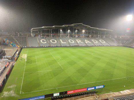 As Dick’s Sporting Goods Park prepares for more heavy storms after Colorado Rapids’ postponement Wednesday, modern turf techniques will keep field in shape