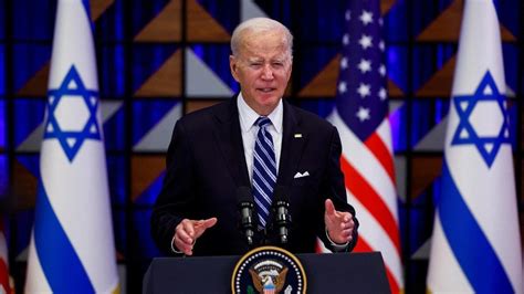 As Israeli readies for ground assault, Biden preaches restraint and compares Hamas to Putin